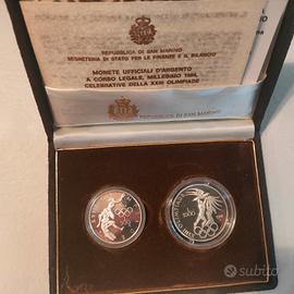 monete argento XXIII OLIMPIADE