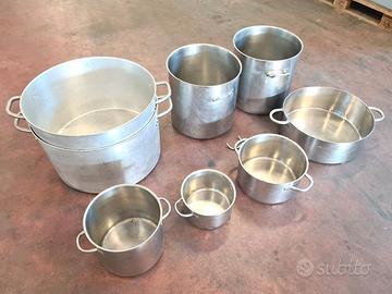pentolame per cucine professionali usato