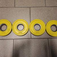 Dischi olimpici gommati 1,25 kg 51 mm