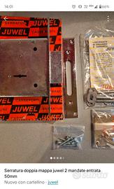 Serratura per porte Juvel entrata mm50