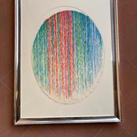 Piero Dorazio - acquerello su carta (1982)