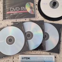 Lotto 4 DVD+R, 1 DVD-RW e 7 CD-R