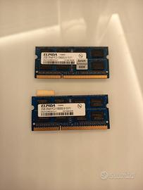 Kit RAM DDR3 Notebook 4GB (2x2GB) Elpida 1333MHz P