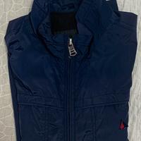 Giacca blu leggera impermeabile uomo