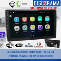 Stereo auto android 10 pollici 2 din Android Gps