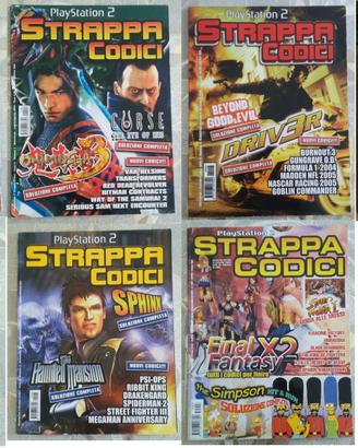 Lotto 7 riviste Trucchi e codici PS2