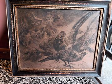 Stampe caccia con cornice 