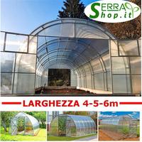 Serra arco tunnel 8x4 policarbonato orti giardino