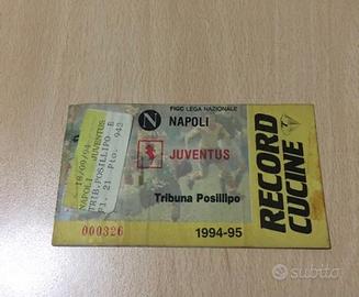 Biglietto Napoli - Juventus 1994 - 1995