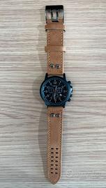 Orologio Uomo Geneva - Vintage Cinturino in Pelle