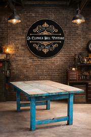 banco tavolo lavoro officina anni 50 industriale 