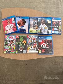 GIOCHI PER NINTENDO SWITCH E PS4
