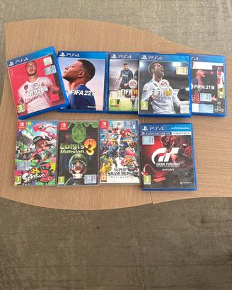 GIOCHI PER NINTENDO SWITCH E PS4