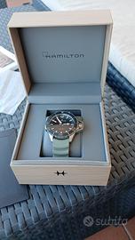 Hamilton orologio Frogman Auto khaki navy 46 mm