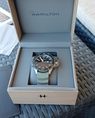 Hamilton orologio Frogman Auto khaki navy 46 mm