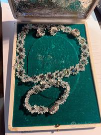 Parure Vetro Murano: Collana, Bracciale, Orecchini