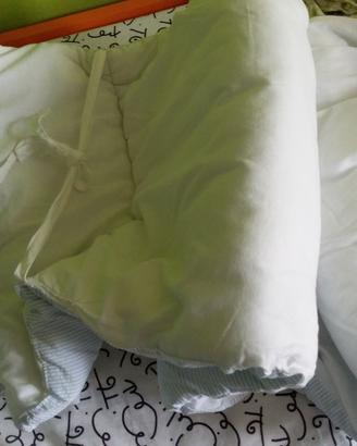 Paracolpi,piumino e copripiumino abbinati