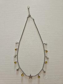 Collana Sodini con ciondoli stelle e cristalli