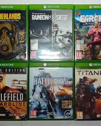 Lotto 9 Videogiochi Xbox One 