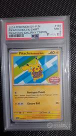 pikachu promo indonesia #155 psa 9