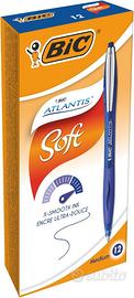 Bic Atlantis Premium - Penna 1.0 mm, Blu, Pacco da