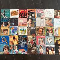 Lotto vinili 45 giri cantanti italiani