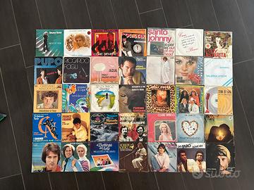 Lotto vinili 45 giri cantanti italiani