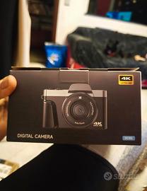 Macchina Fotografica Digitale con WiFi, 4K 64MP, D