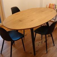 Tavolo allungabile con sedie