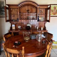 Tavolo con sedie vero legno DEL TONGO