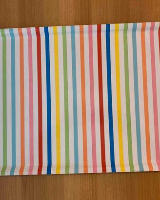 Vassoio con strisce colorate misura 58x38 cm
