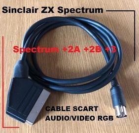 Cavo scart rgb per zx spectrum 128k +2a +2b +3