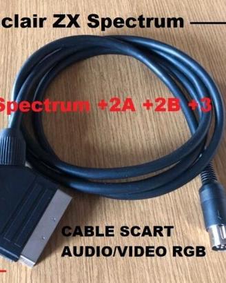 Cavo scart rgb per zx spectrum 128k +2a +2b +3