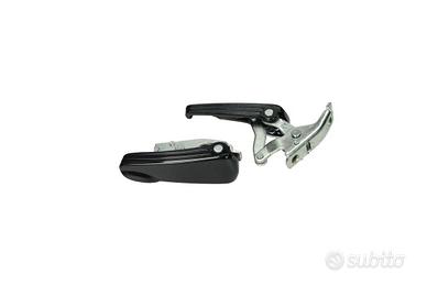 KIT POGGIAPIEDI PASSEGGERO NERO DX-SX VESPA GTS 12