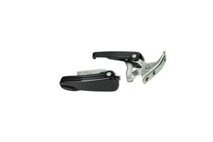 KIT POGGIAPIEDI PASSEGGERO NERO DX-SX VESPA GTS 12