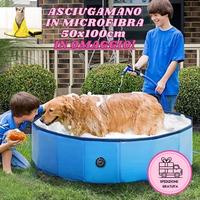 Piscina Portatile per Cani Robusta 120x30cm Top