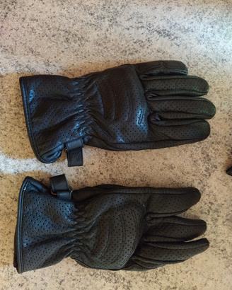 guanti da moto in pelle 