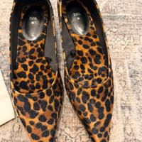 Scarpa leopardata cin tacco  basso Zara