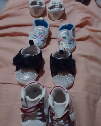 scarpe neonata 