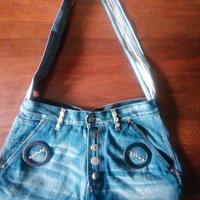 borsa jeans artigianale