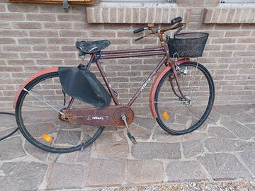 Bici Atala d'epoca con freni a ganascia restaurare