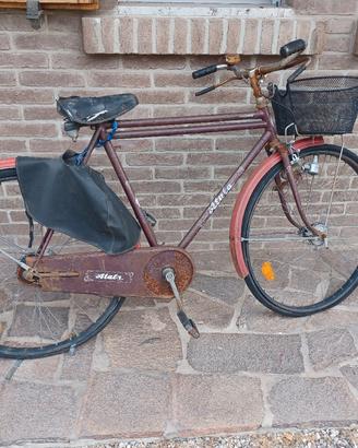 Bici Atala d'epoca con freni a ganascia restaurare