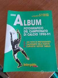 Album fotografico campionato calcio 90 91