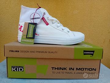 Sneakers alte bianche Carrera n.38