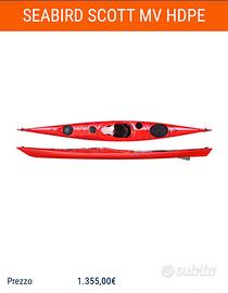 KAYAK SeaBird R Scott MV HDPE con accessori inclus