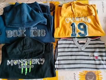 vestiti  bambino taglia 9/10 e 11/12 anni