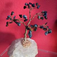 alberelli in pietra e pietre preziose 