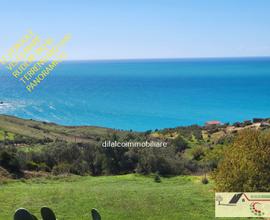 Vista mare le pergole villa collabente con terreno