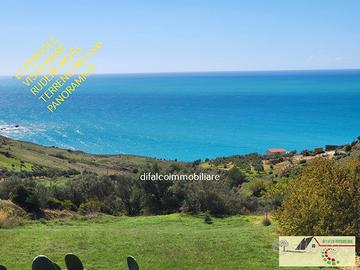 Vista mare le pergole villa collabente con terreno