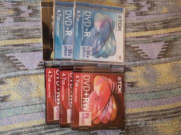 Dvd e cd vergini